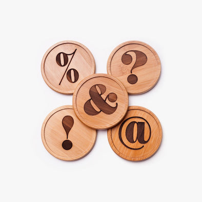 Punctuation Coasters