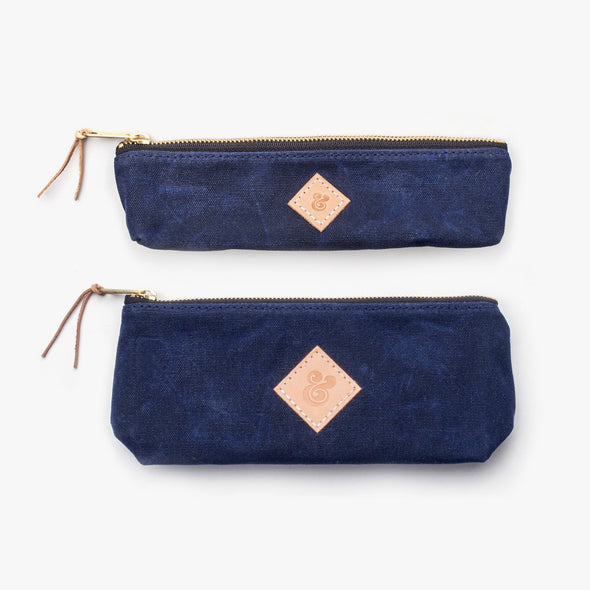 Waxed Canvas Pouch Set