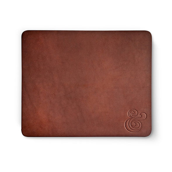 Premium Leather Mousepad Brown